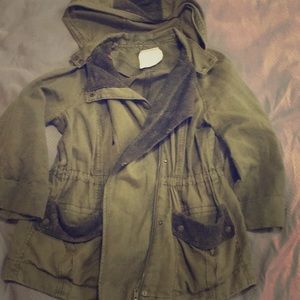 Anthropologie Hei Hei Camouflage Lace Jacket Large